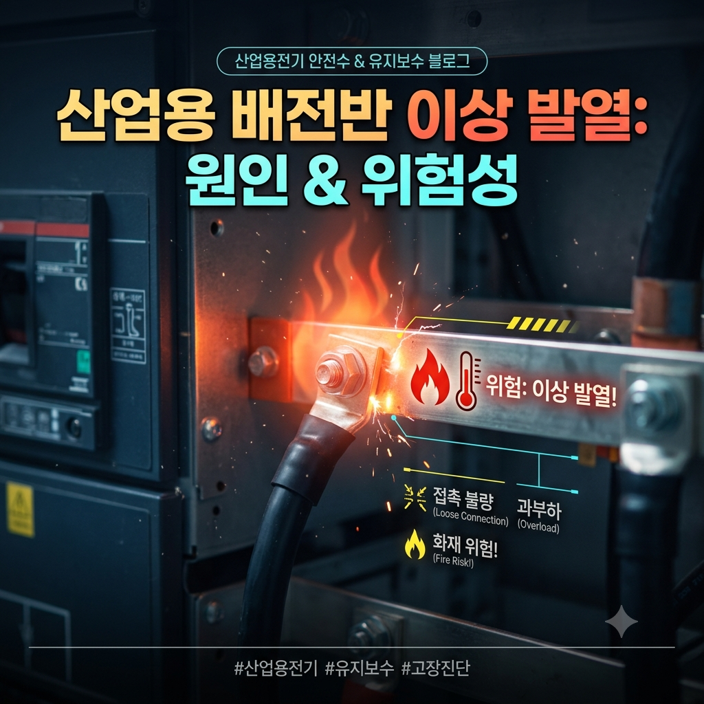 배전반 내부에서 이상 발열이 발생하는 원인과 위험성